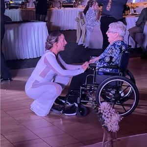 Wedding jumpsuit. Perfect for reception to change into and awesome for a dance